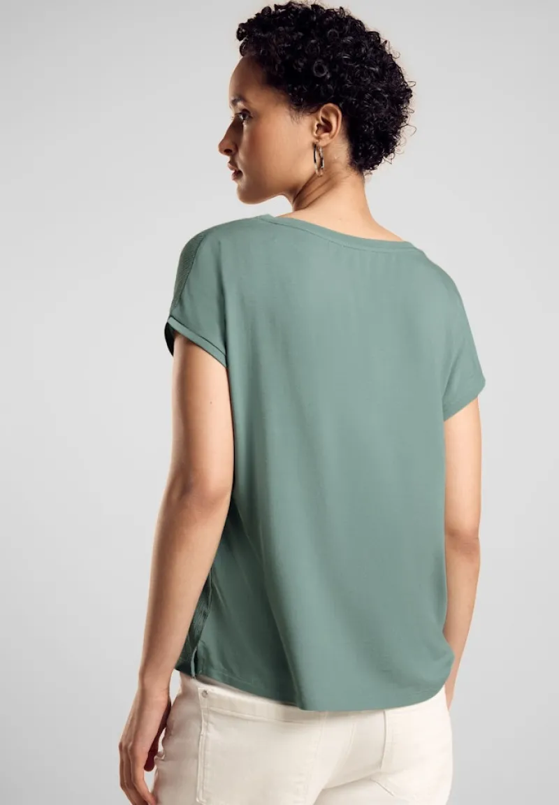 Street One Shirts*Strukturmix-Shirt seafoam green