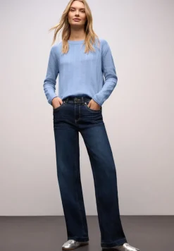 Street One Pullover & Sweatshirts*Strukturpullover frosted blue mel.