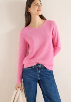 Cecil Pullover & Sweatshirts*Strukturpullover heather dark blossom melange