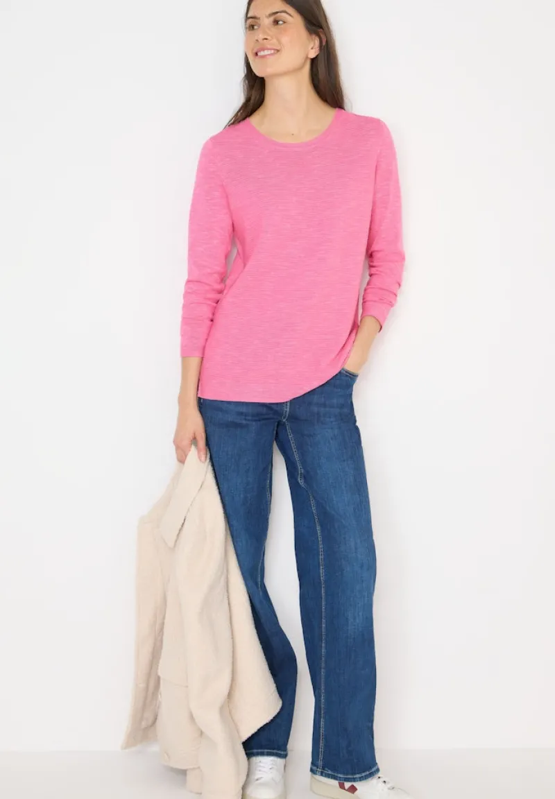 Cecil Pullover & Sweatshirts*Strukturpullover heather dark blossom melange