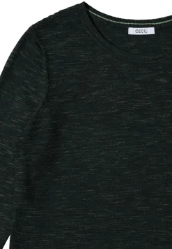 Cecil Pullover & Sweatshirts*Strukturpullover ink green heather melange