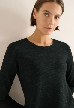 Cecil Pullover & Sweatshirts*Strukturpullover ink green heather melange