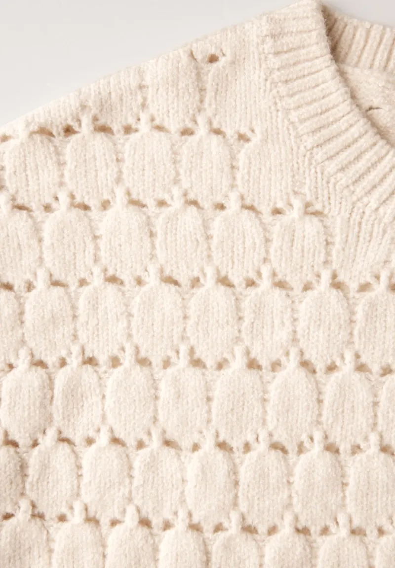 STREET ONE STUDIO Pullover & Sweatshirts*Strukturpullover lucid white