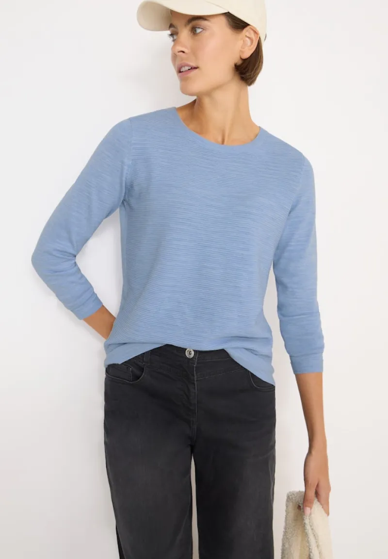 Cecil Pullover & Sweatshirts*Strukturpullover mountain heather melange