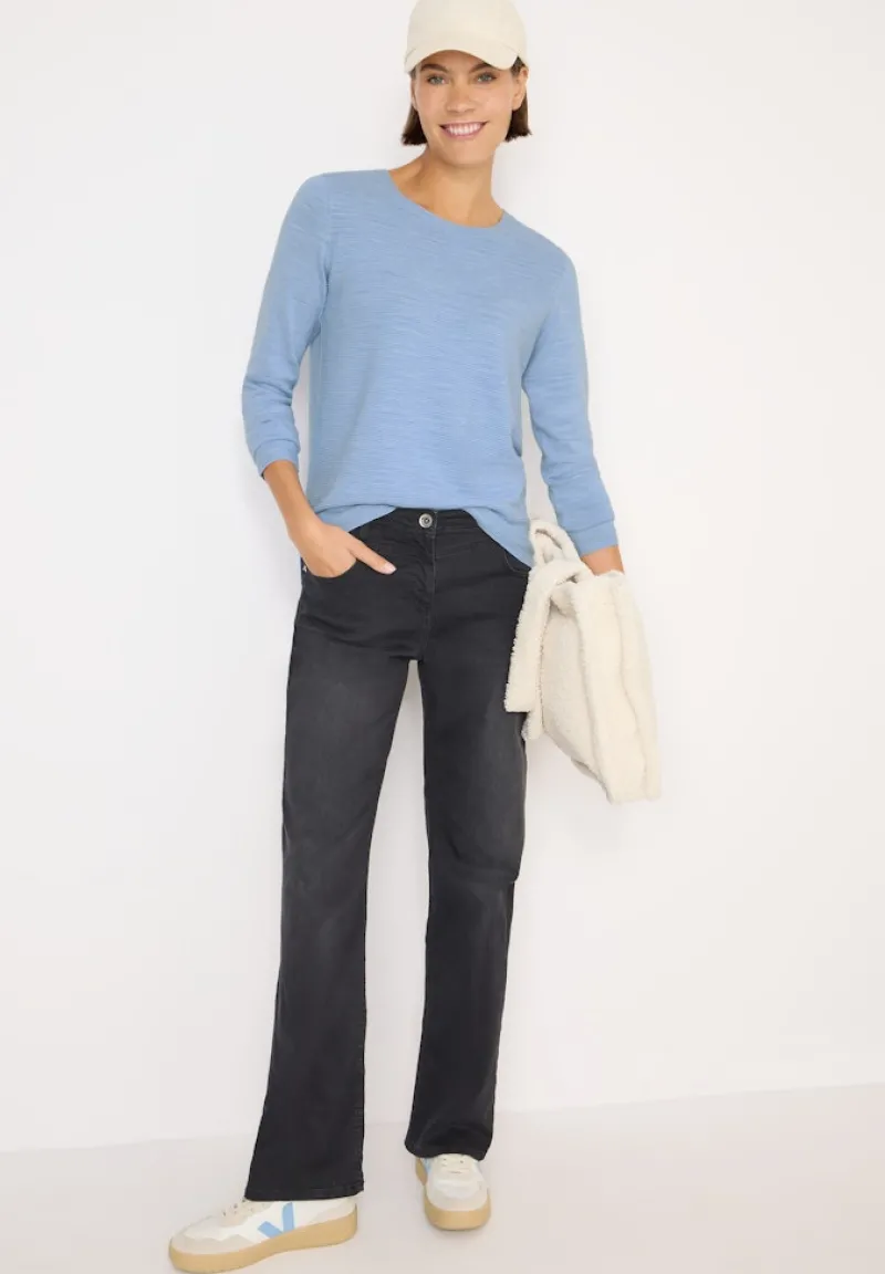 Cecil Pullover & Sweatshirts*Strukturpullover mountain heather melange