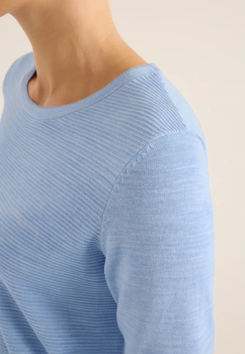 Cecil Pullover & Sweatshirts*Strukturpullover mountain heather melange