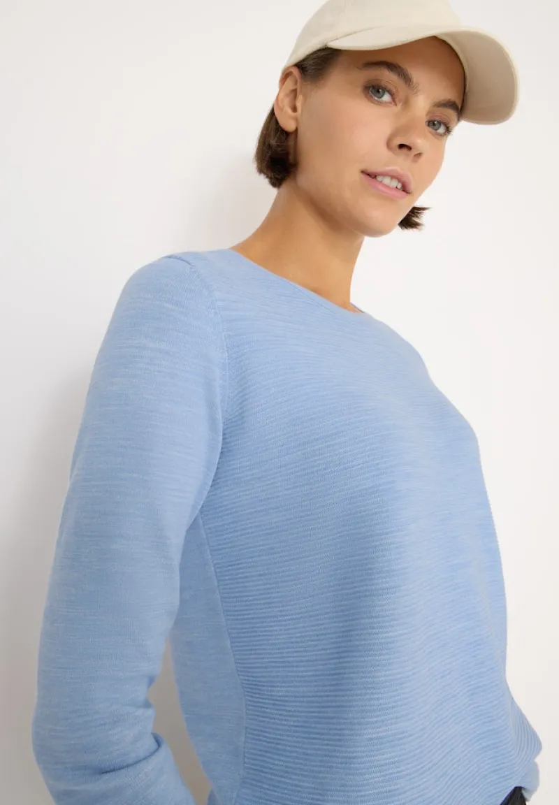 Cecil Pullover & Sweatshirts*Strukturpullover mountain heather melange