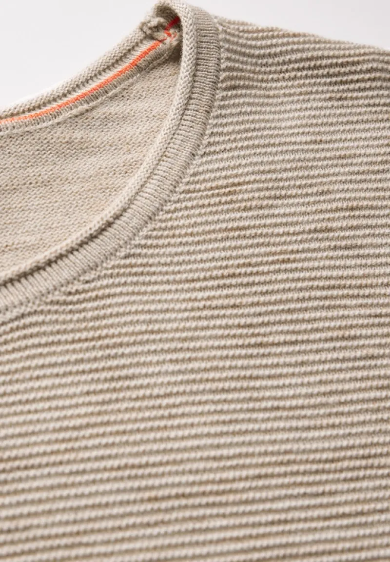 Cecil Pullover & Sweatshirts*Strukturpullover oak wood beige heather melange