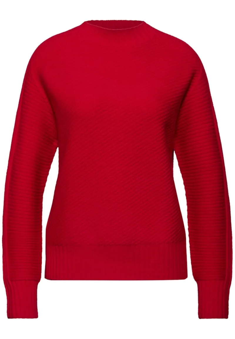 Street One Pullover & Sweatshirts*Strukturpullover Racing Red