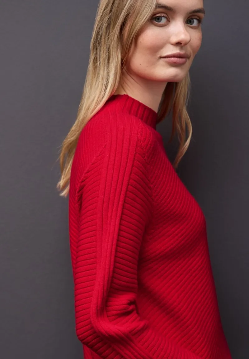 Street One Pullover & Sweatshirts*Strukturpullover Racing Red