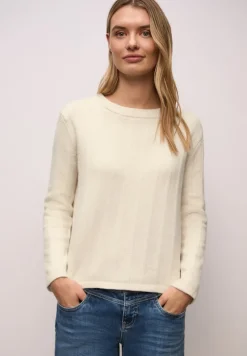 Street One Pullover & Sweatshirts*Strukturpullover soft beige