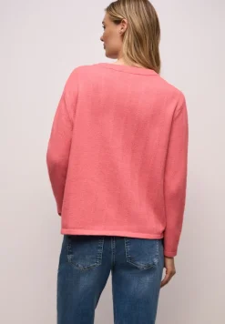 Street One Pullover & Sweatshirts*Strukturpullover striking coral mel.