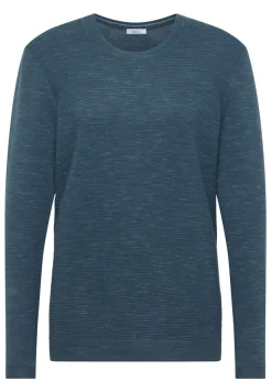 Cecil Pullover & Sweatshirts*Strukturpullover teal blue heather melange