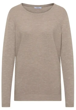 Cecil Pullover & Sweatshirts*Strukturpullover toffee cream heather melange