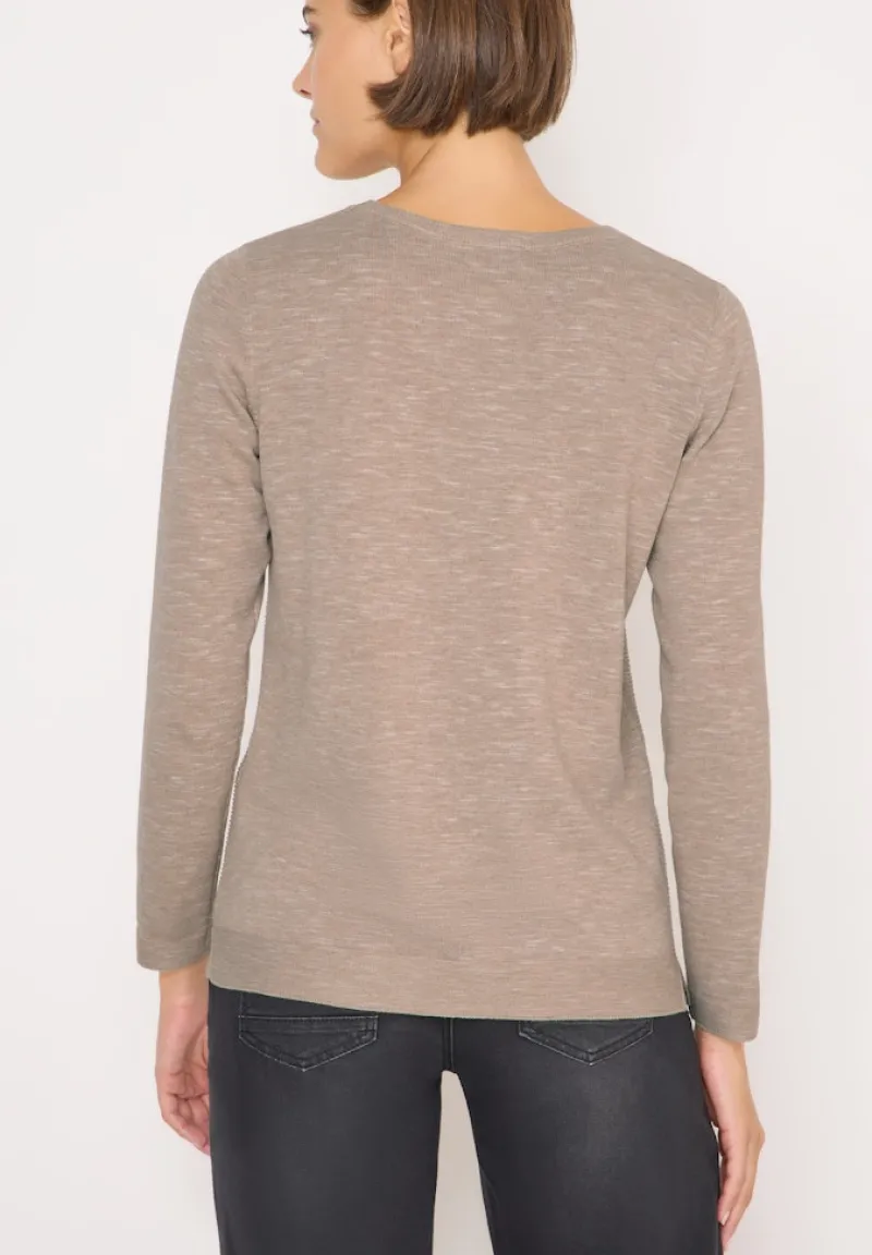 Cecil Pullover & Sweatshirts*Strukturpullover toffee cream heather melange