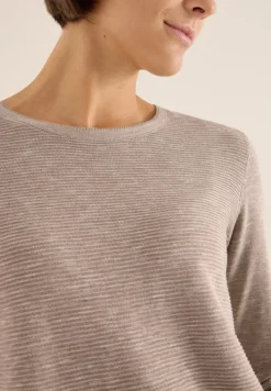 Cecil Pullover & Sweatshirts*Strukturpullover toffee cream heather melange