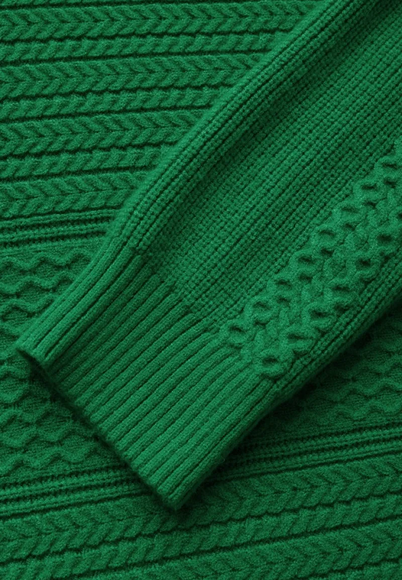 Street One Pullover & Sweatshirts*Strukturpullover vibrant green