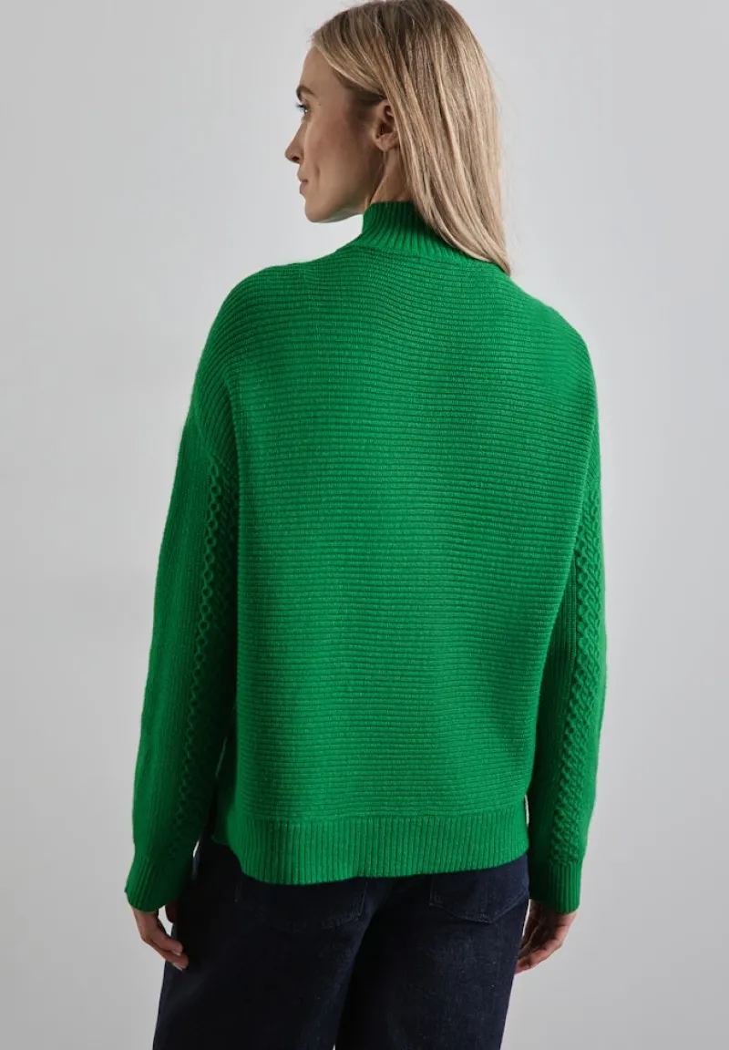 Street One Pullover & Sweatshirts*Strukturpullover vibrant green