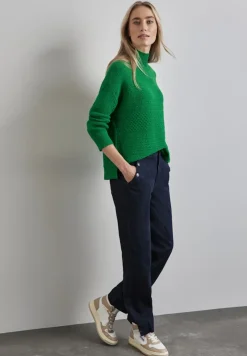 Street One Pullover & Sweatshirts*Strukturpullover vibrant green
