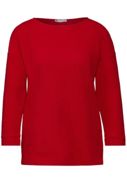 Street One Shirts*Strukturshirt autumn red