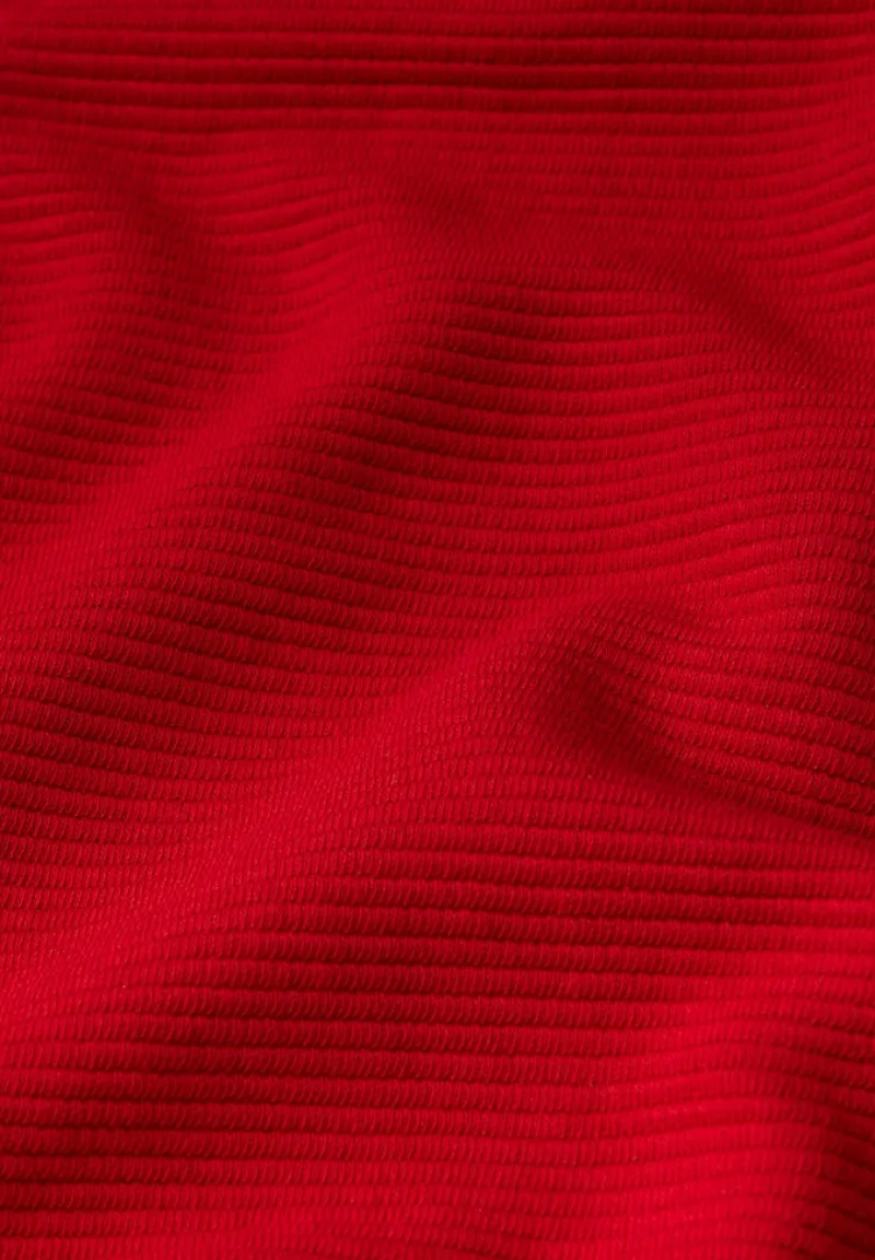 Street One Shirts*Strukturshirt autumn red