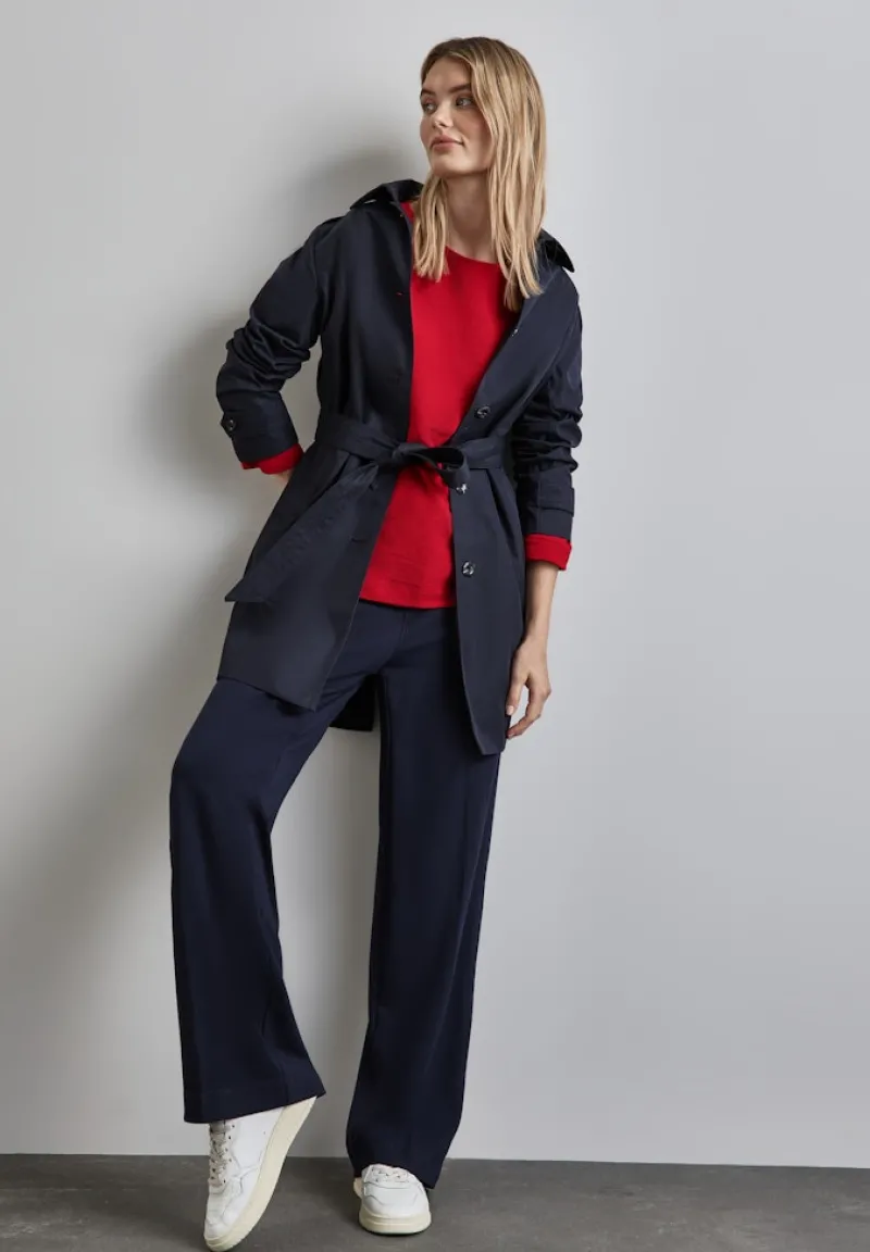 Street One Shirts*Strukturshirt autumn red