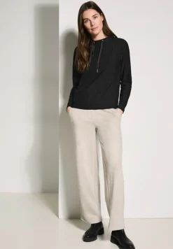 Cecil Shirts*Strukturshirt Black