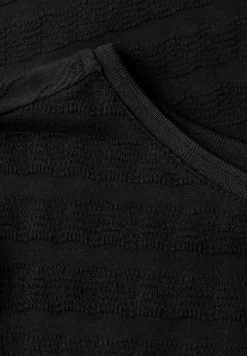 Street One Shirts*Strukturshirt Black