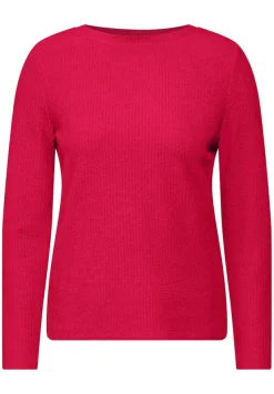 Cecil Shirts*Strukturshirt granita red