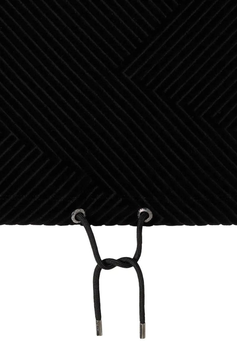 Cecil Shirts*Strukturshirt mit Funnelneck Black