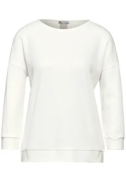 Street One Shirts*Strukturshirt off white