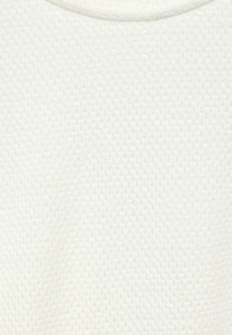 Street One Shirts*Strukturshirt off white