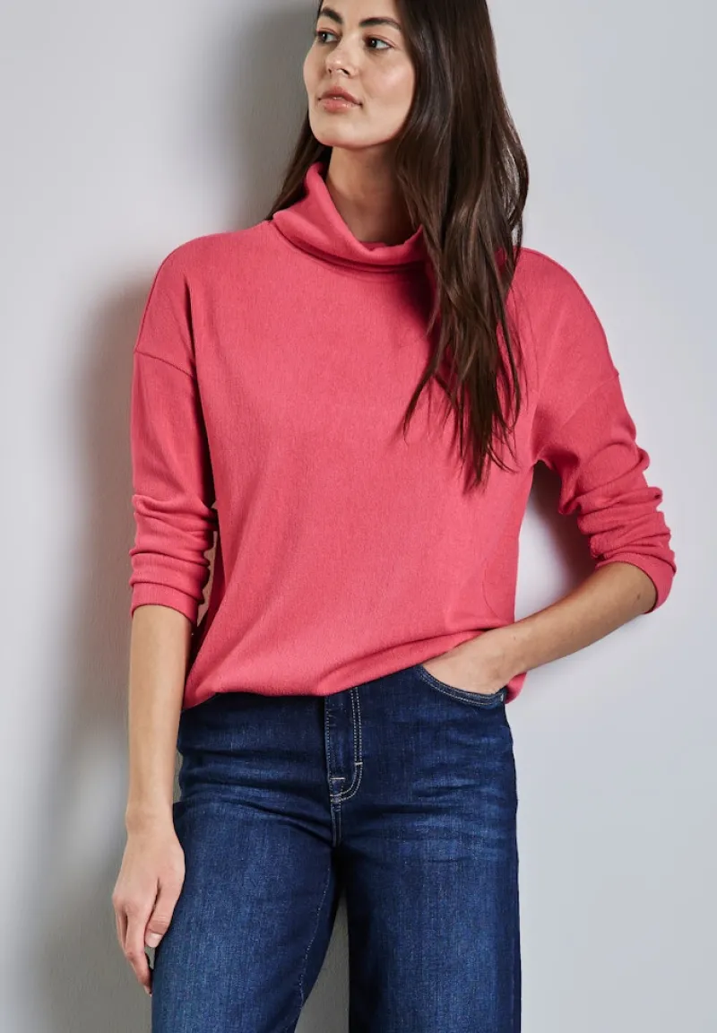 Street One Shirts*Strukturshirt sugar coral