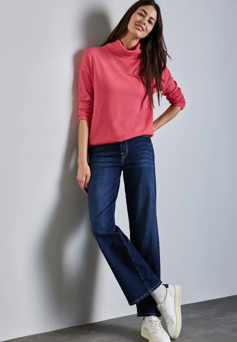 Street One Shirts*Strukturshirt sugar coral