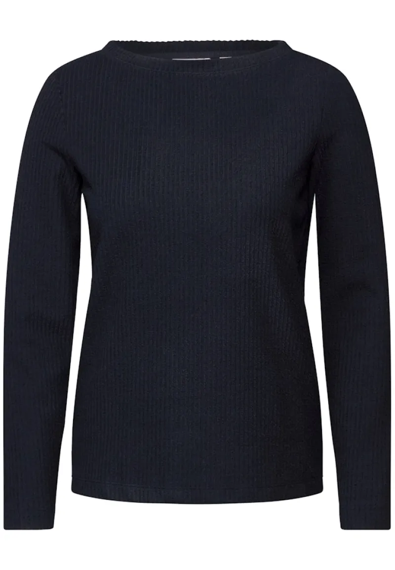 Cecil Shirts*Strukturshirt universal blue