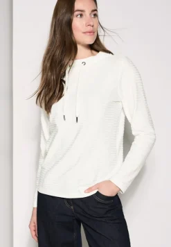 Cecil Shirts*Strukturshirt vanilla white