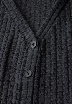 Street One Shirts*Strukturtop mit Knopfleiste deepwater blue