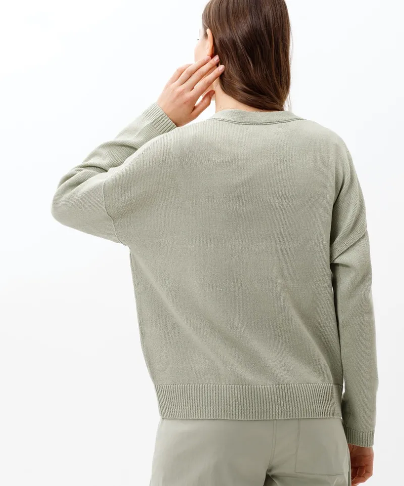 Brax Pullover & Sweatshirts*Style Alicia frozen green
