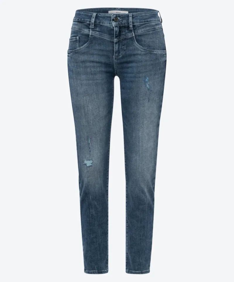 Brax Jeans*Style Ana S used blue destroy & repair