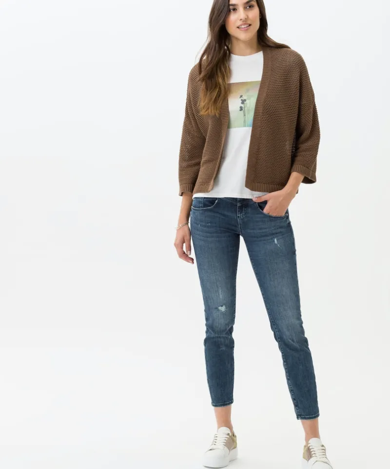 Brax Jeans*Style Ana S used blue destroy & repair