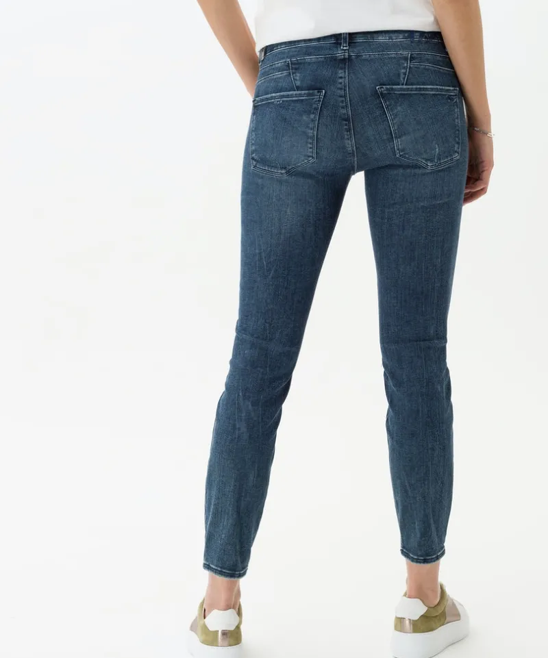 Brax Jeans*Style Ana S used blue destroy & repair