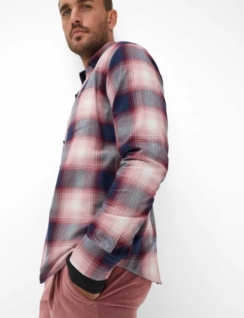 Brax Hemden*Style Daniel cinder rose