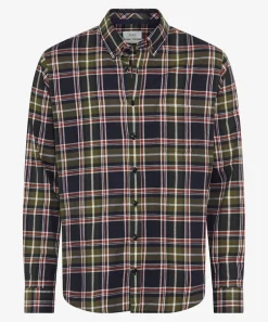 Brax Hemden*Style Daniel olive