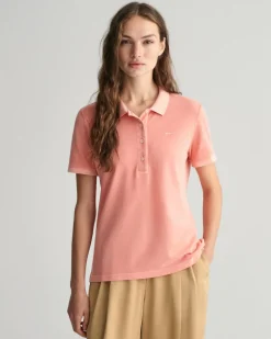 Gant Shirts*Sunfaded Piqué Poloshirt peachy pink
