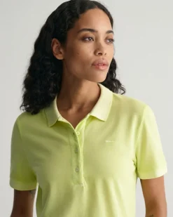 Gant Shirts*Sunfaded Piqué Poloshirt pastel lime