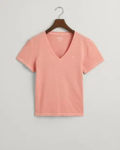 Gant Shirts*Sunfaded V-Neck T-Shirt peachy pink
