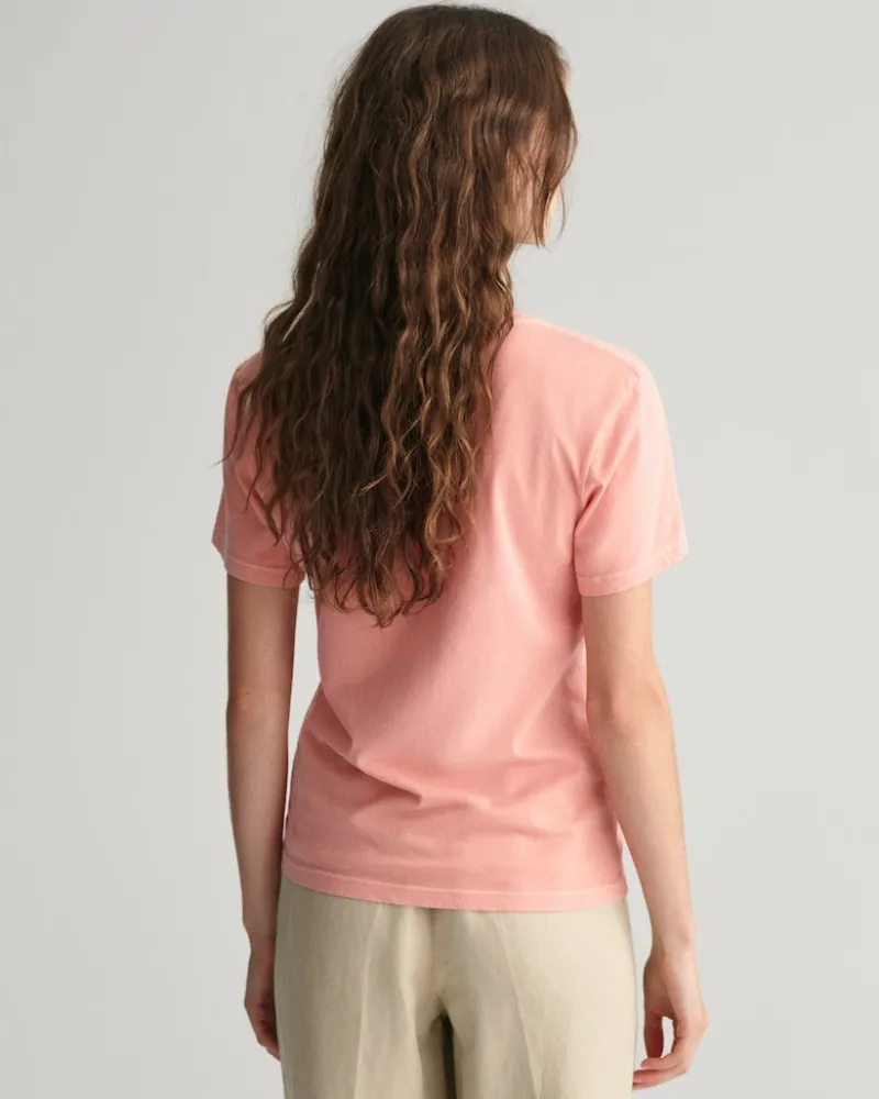Gant Shirts*Sunfaded V-Neck T-Shirt peachy pink