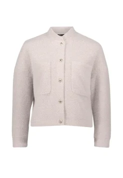 Zero Jacken*Sweatblazer strukturiert mit Knopfleiste creamcamel