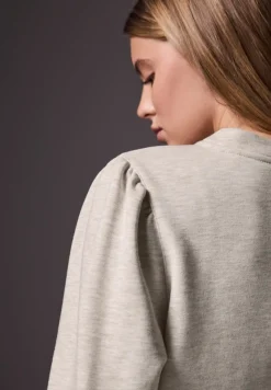 STREET ONE STUDIO Pullover & Sweatshirts*Sweater mit Raffungen cloud cream mel.