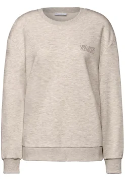 STREET ONE STUDIO Pullover & Sweatshirts*Sweater mit Rundhals cloud cream mel.